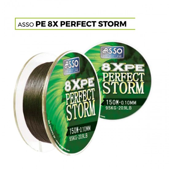 ASSO PE8X PERFECT STORM 300m 0,50mm 32,50kg