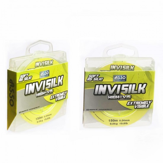 ASSO INVISILK 150m 0,28mm SÁRGA