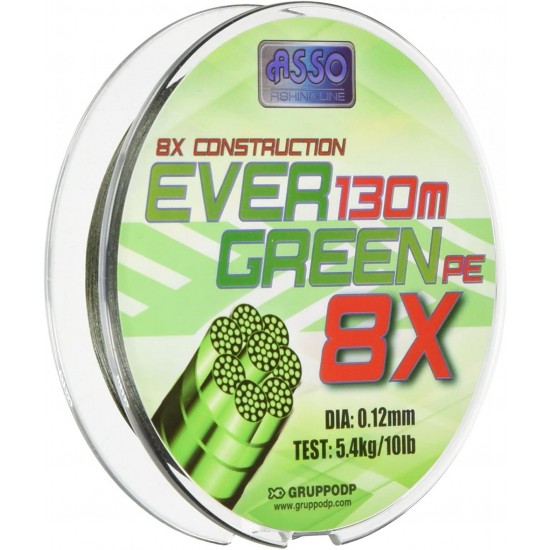 ASSO PE8X EVERGREEN 130M 8,30KG