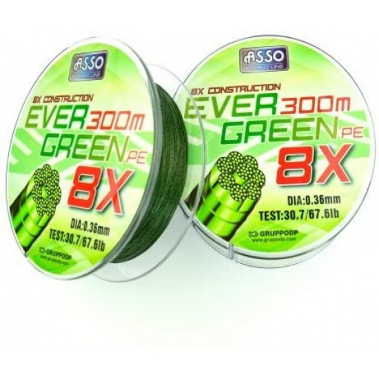 ASSO PE8X EVERGREEN 130M 8,30KG