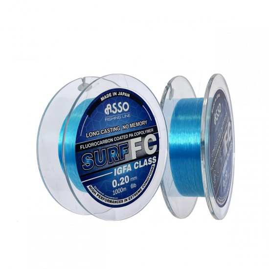 ASSO SURF Fluorocarbon Bevonattal 0,30mm 14lb 6,35kg 1000m