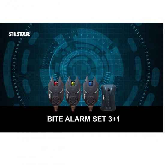 SILSTAR BTE ALARM SET 3+1 részes elektromos kapásjelző készlet